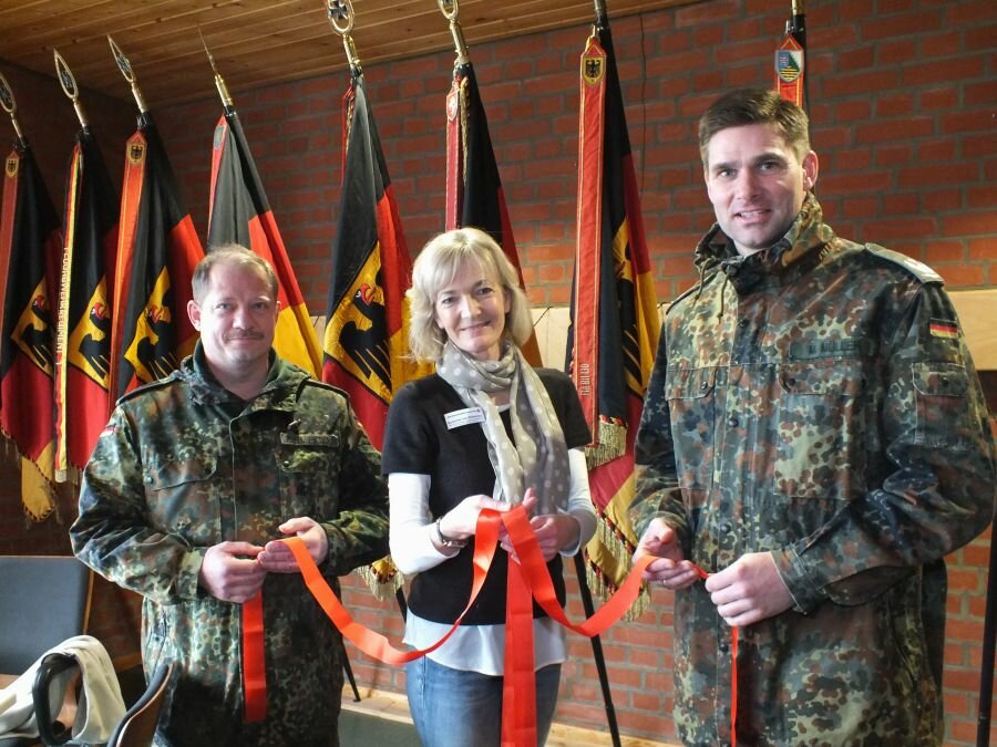 DRK-Blutspendeaktion in der Kaserne in Todendorf / Panker